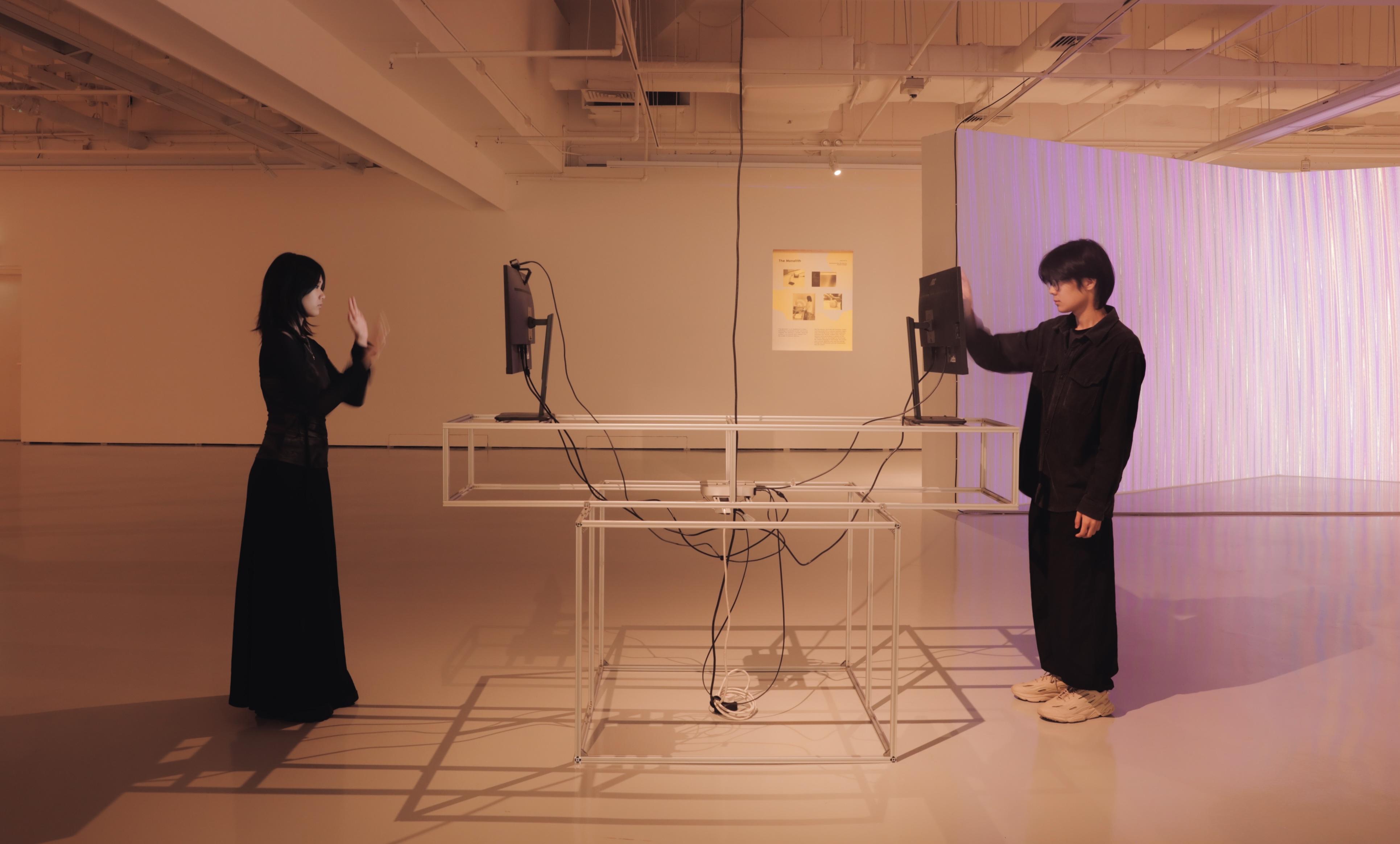 Gestural Dialogues installation setup