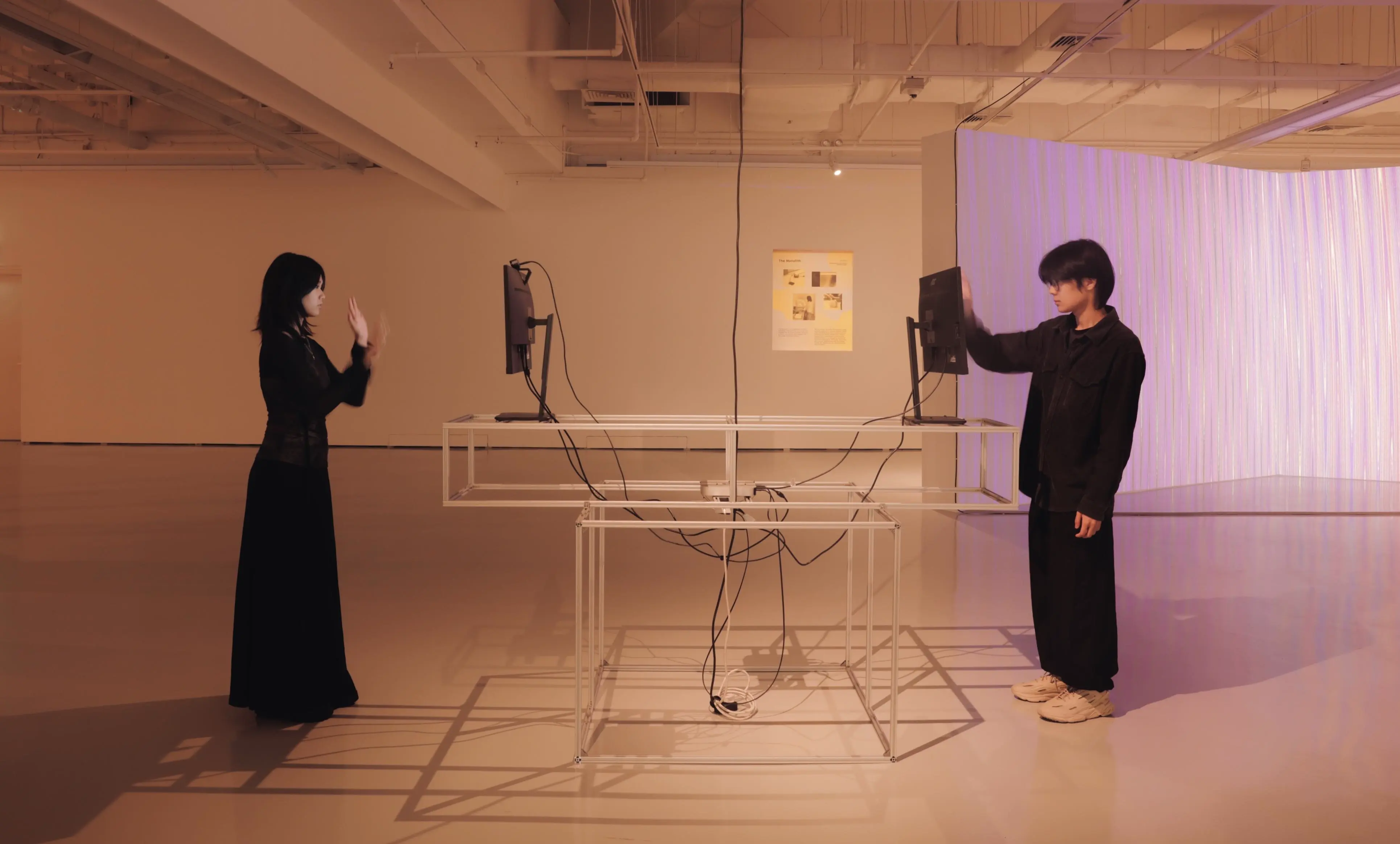 Gestural Dialogues installation setup