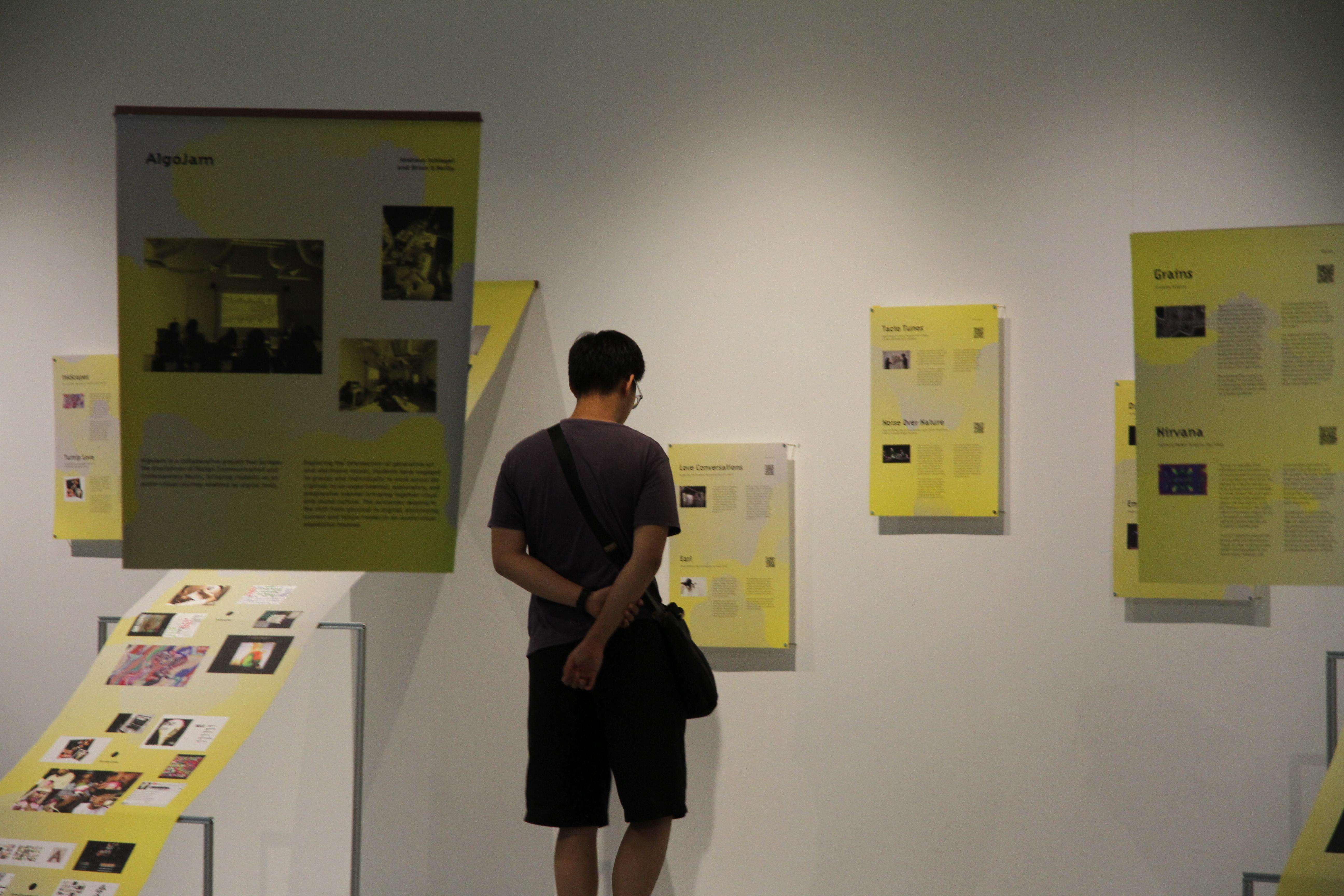 Exhibition posters and setup