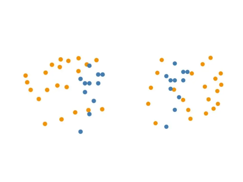 Generative dots responding to motion