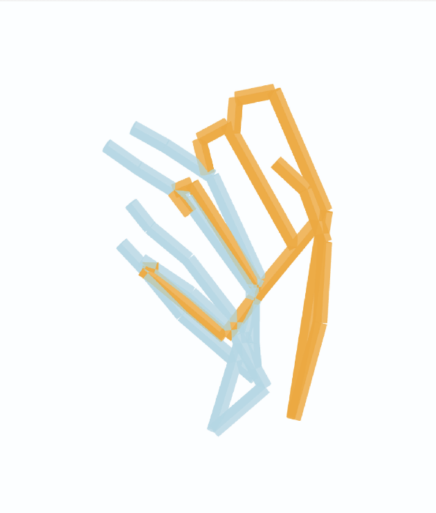 Printed text interacting with gesture data