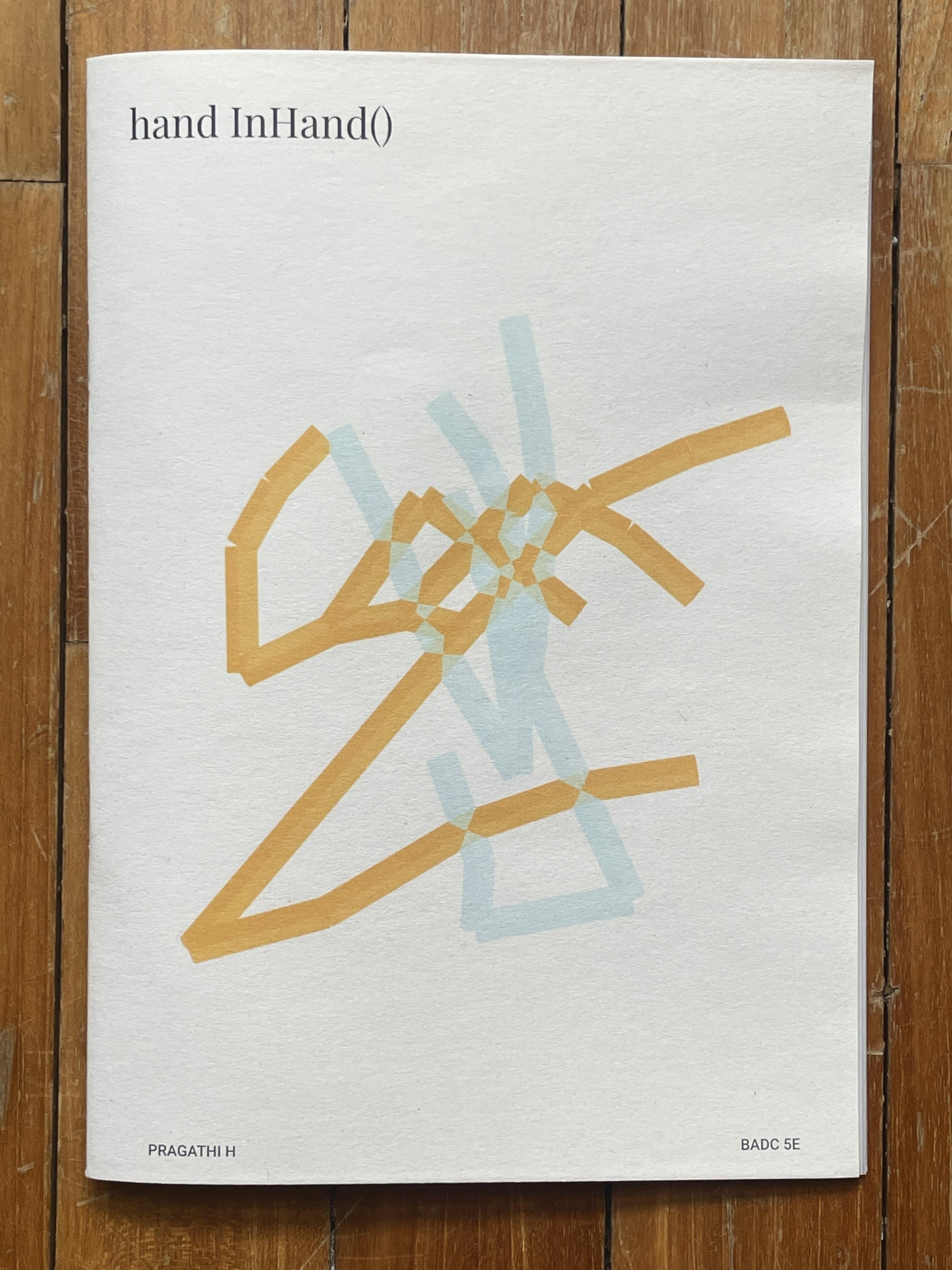 Visitors interacting with handInHand()