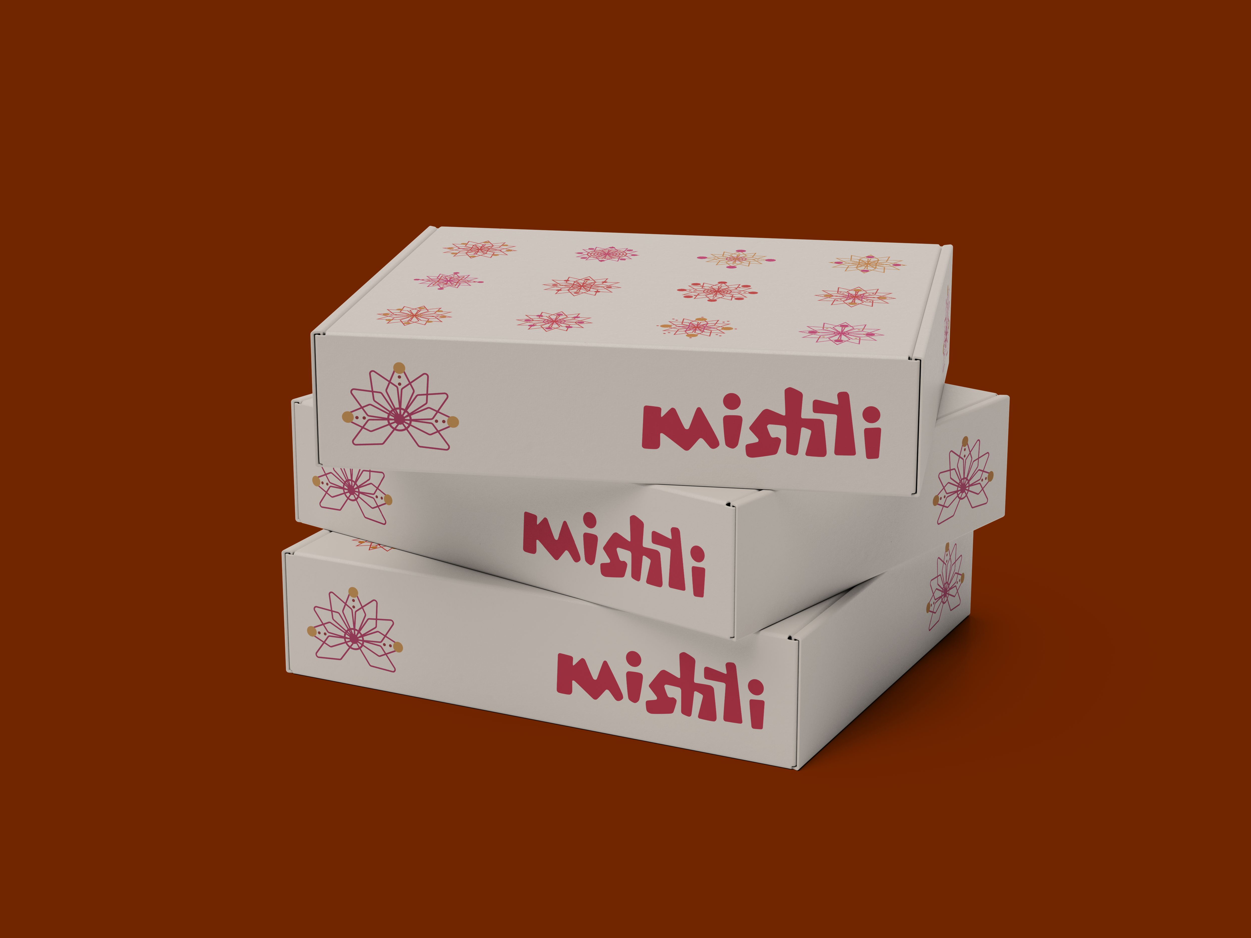 Mishti branding mockup