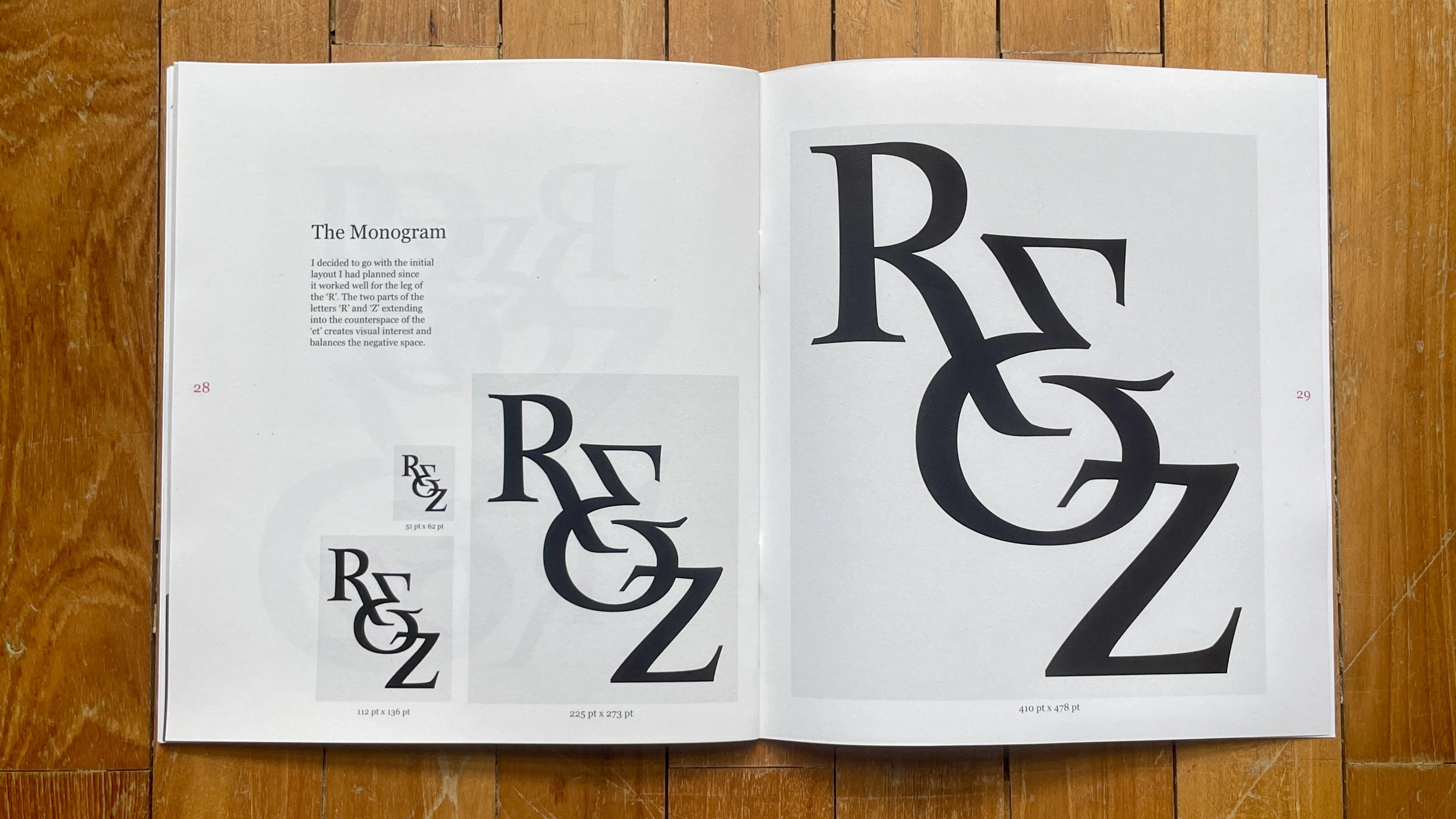 Hand-painted calligraphy study