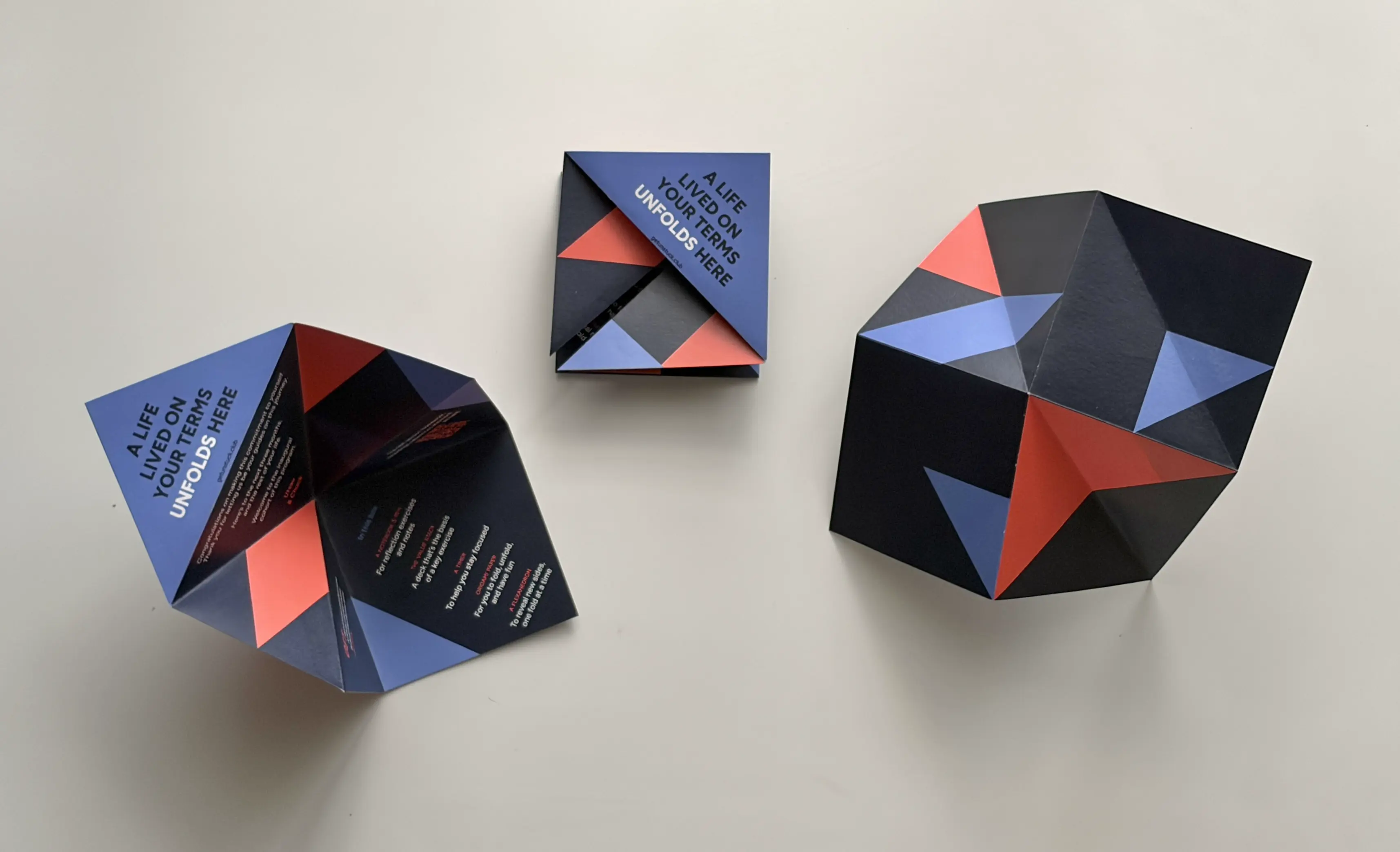 Generative text displayed in the installation